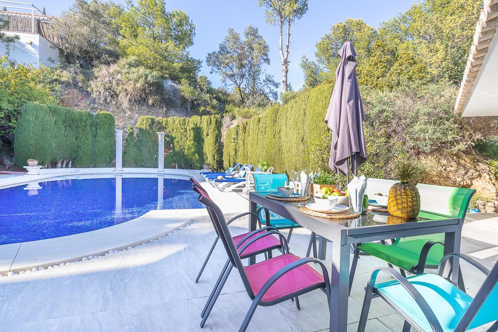 Pool Villa Rancho Domingo Family Friendly - Happy Rentals Бенальмадена Экстерьер фото